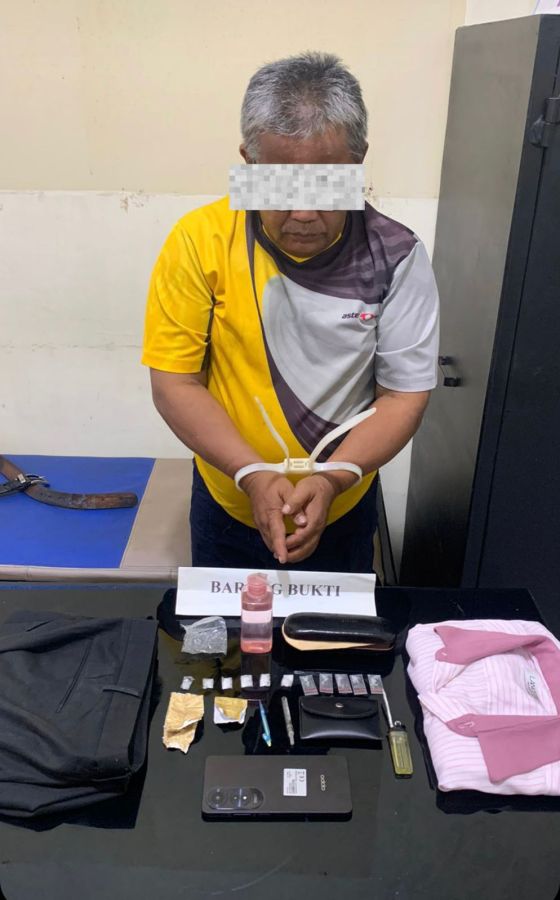 Satresnarkoba Polres Agam Kembai Gondol Residivis Narkoba yang Meresahkan Warga
