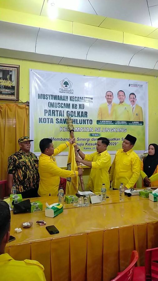 Seggy Pranata Rizal Nahkodai Partai Golkar Kecamatan Silungkang Periode 2025–2030
