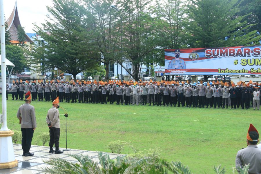 Sejuta Vaksin Booster untuk Indonesia, Polda Sumbar buka Vaksinasi hingga Malam