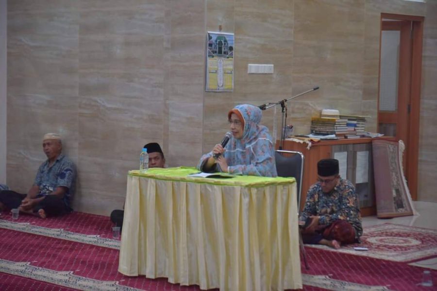 Sekdako Ambun Kadri Pimpin Tim VI Safari Ramadhan Pemko Sawahlunto ke Masjid Mujahidin Santur