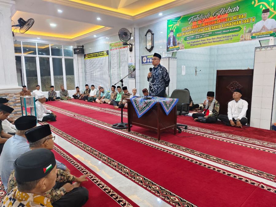 Sekdaprov Sumbar Ajak Warga Jadikan Kegiatan Isra Mi’raj sebagai Momentum Refleksi Spiritual