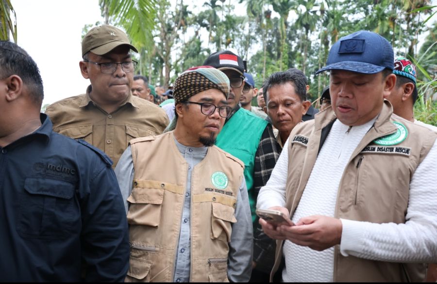 Sekdaprov Sumbar Dampingi Menteri ATR/BPN Tinjau Lokasi Bencana di Salareh Aia Timur Agam