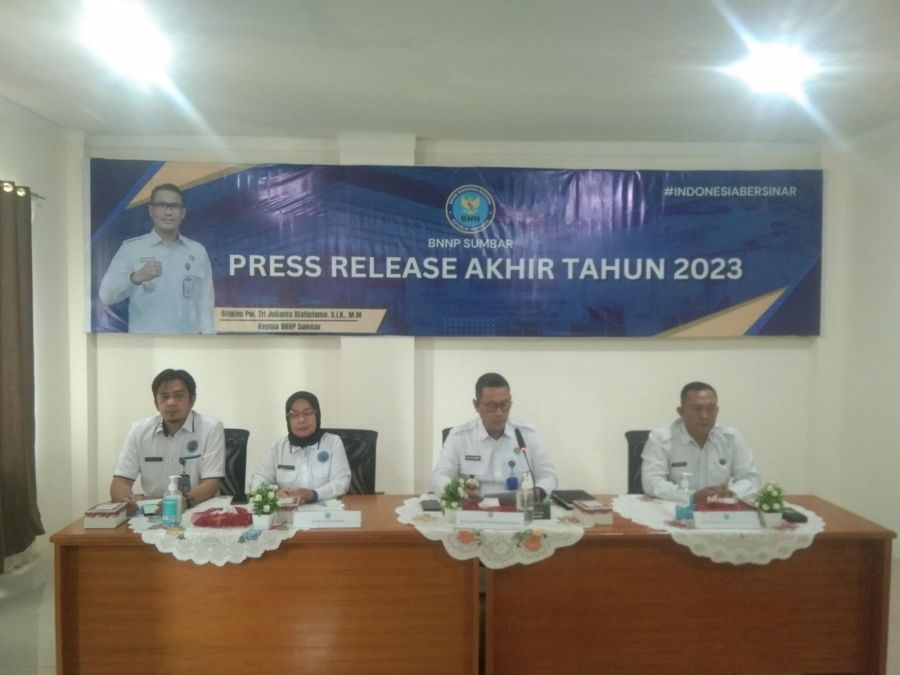 Selama 2023, BNNP Sumbar Tangkap 22 Orang Pelaku Penyalahgunaan Narkotika