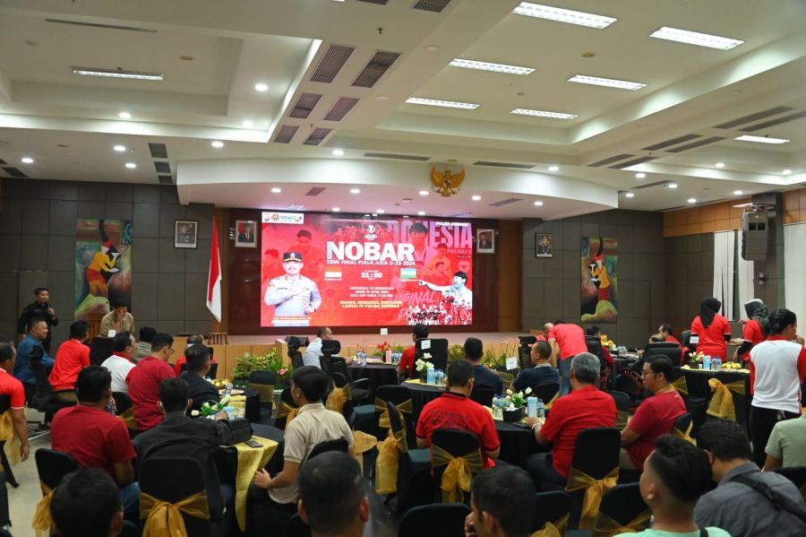 Semi Final AFC U-23 Asian CUP 2024, Polda Sumbar gelar Nobar