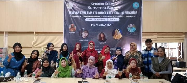 Seminar Kemajuan Teknologi Kreator Era AI di Sumbar Hadapi Tantangan dan Peluanng Kreativitas