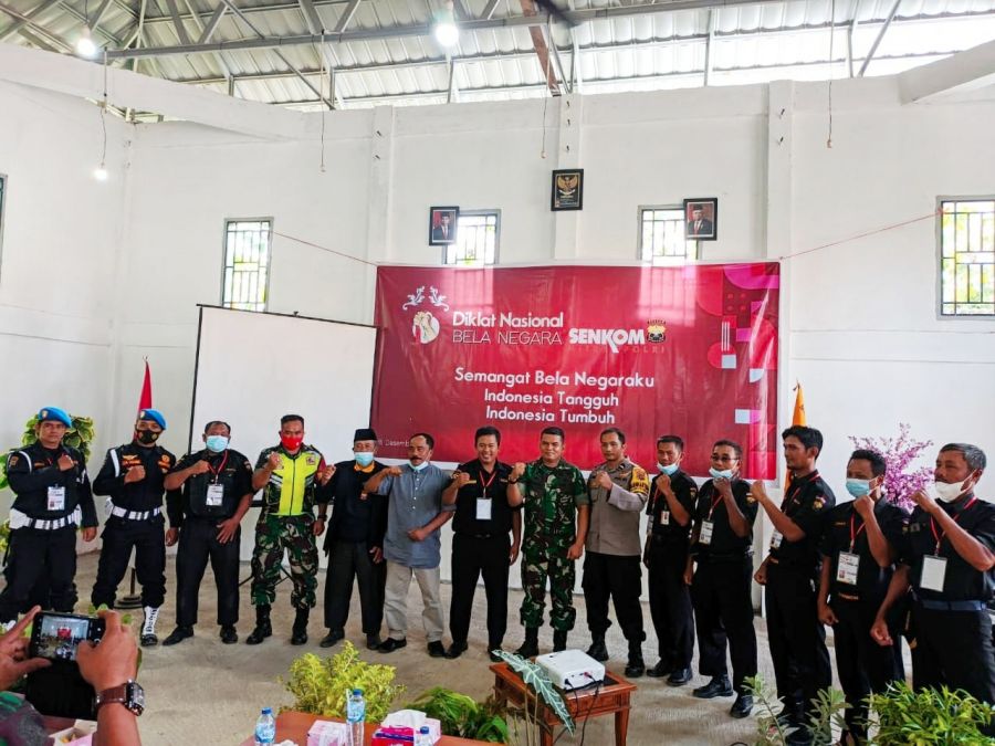 Senkom Dharmasraya Antusias Ikuti Diklatnas Bela Negara Hybrid 2021
