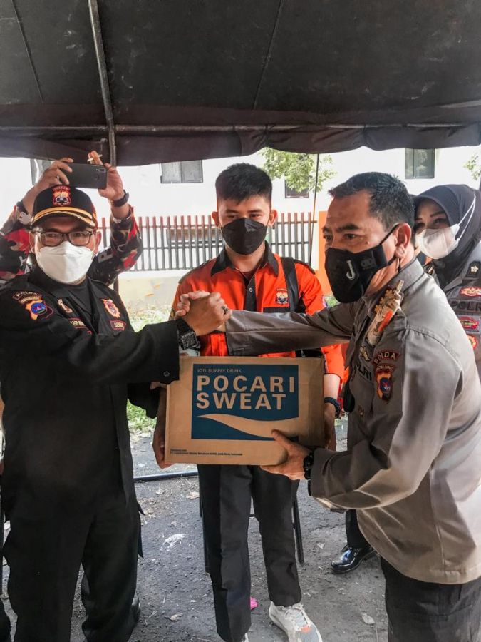Senkom dukung Vaksinasi Massal Ditbinmas Polda Sumbar bersama Komponen Anak Bangsa 
