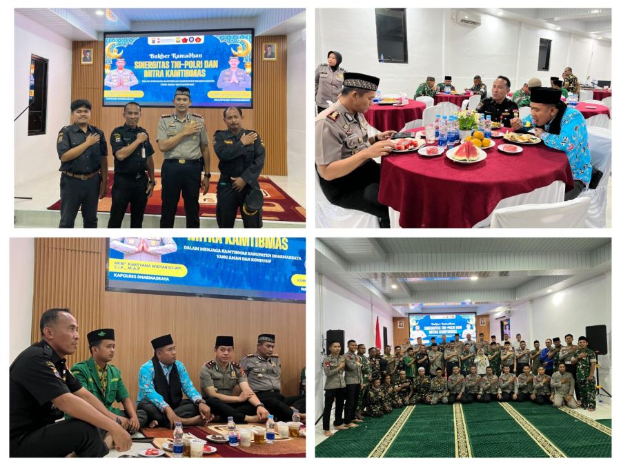 Senkom Mitra Polri Dharmasraya Buka Puasa Bersama, Perkuat Sinergitas TNI-Polri dan Mitra Kamtibnas