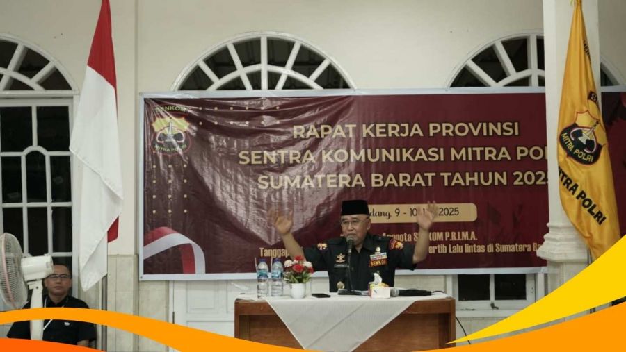 Senkom Sumbar Gelar Rakerprov 2025, Penguatan QR33 Laka Lantas dan Edukasi Kebakaran