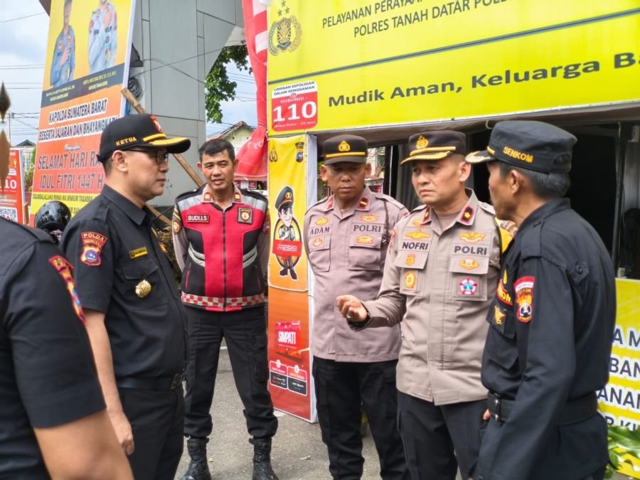 Senkom Sumbar Kunjungi Pos PAM di Sejumlah Daerah, Arus Mudik Terpantau Ramai Lancar