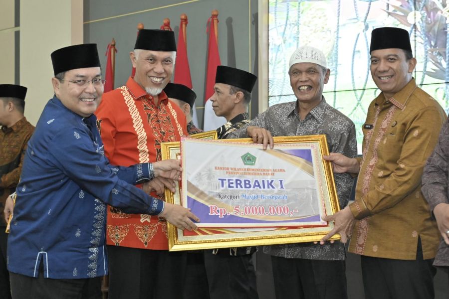 Sepuluh Masjid di Sumbar Raih Ampera Award