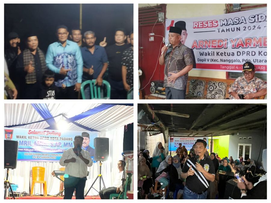 Serap Aspirasi Ajak Partisipasi Masyarakat, Pimpinan DPRD Kota Padang Gelar Reses Masa Sidang I 2024