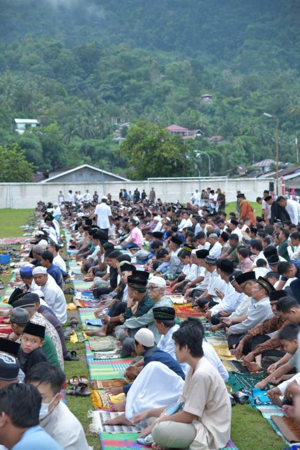 Shalat Idul Adha 1444 Hijriah/2023 Masehi Dipusatkan di Lapangan Bola Kaki Ombilin Sawahlunto