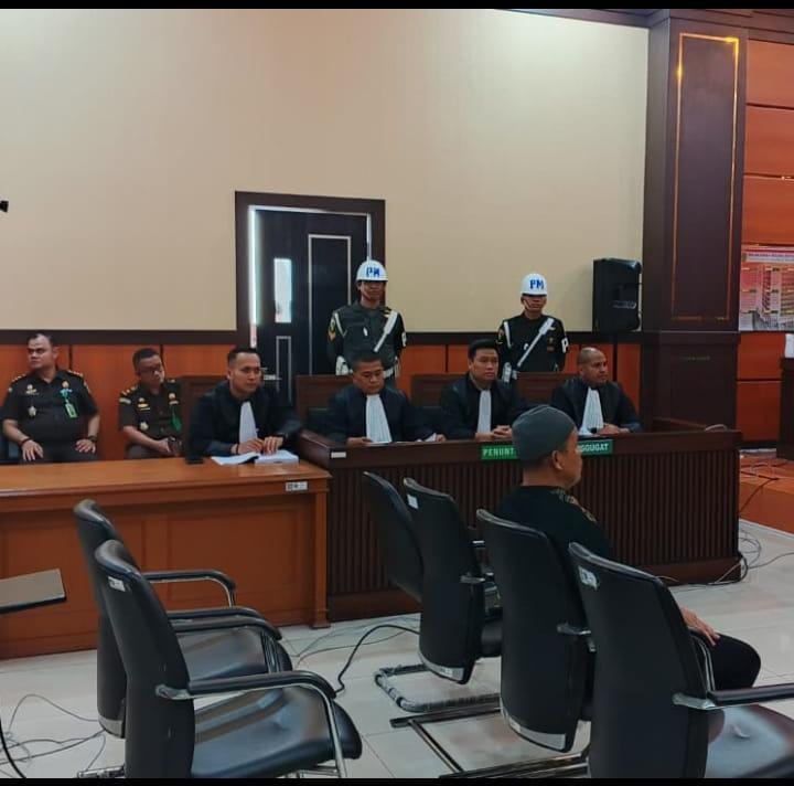 Sidang Polisi Tembak Polisi di Solok Selatan Dituntut Mati