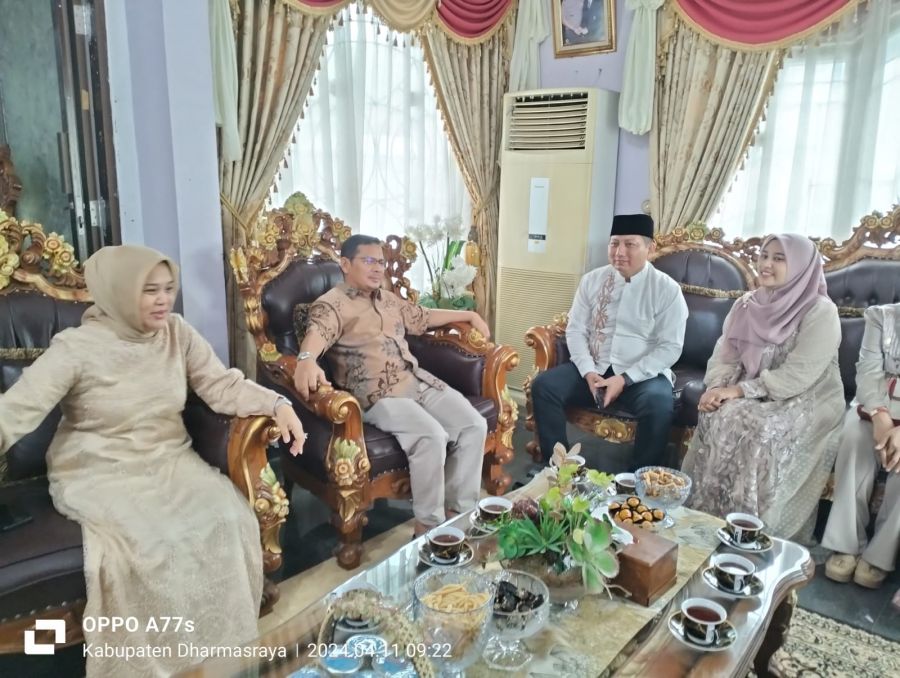 Silaturahmi ke Wakil Ketua DPRD Dharmasraya, Adi Gunawan Sambut Kedatangan Kapolres Dharmasraya