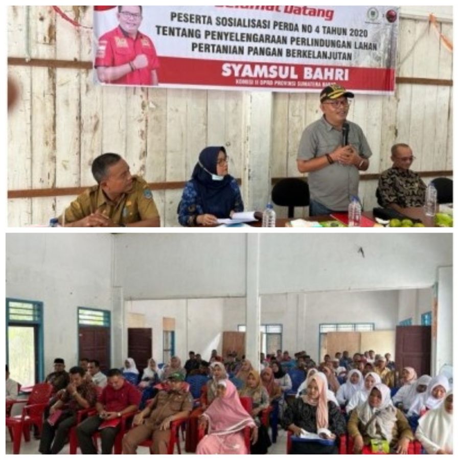 Sosialisasi Perda No 4 2020, Syamsul Bahri Berharap Ketahan Pangan Terjamin  