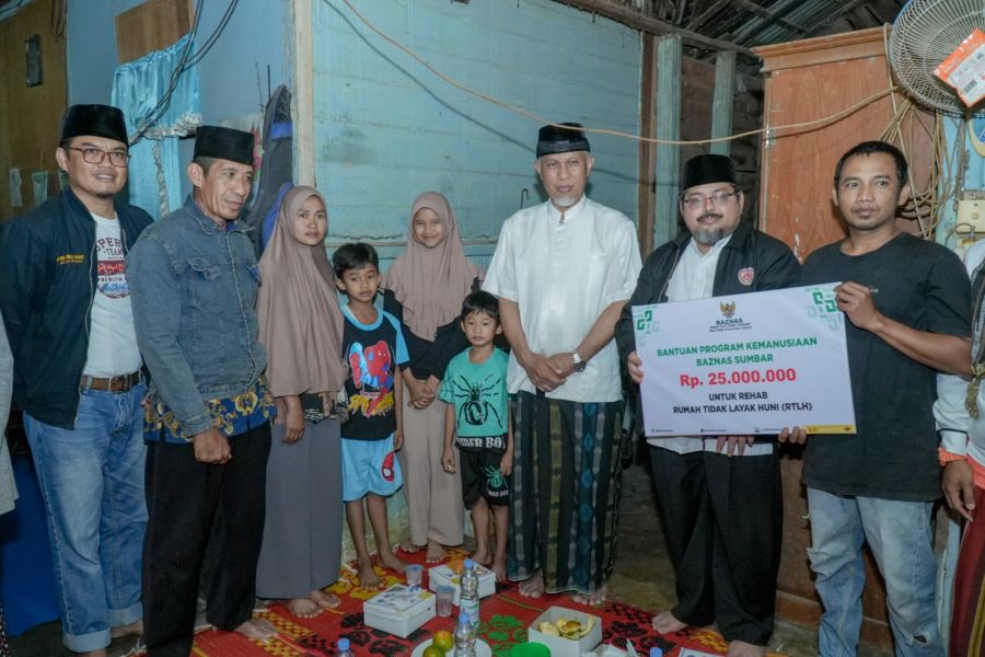 Suheri Pengupas Ubi Dapat Bantuan Rumah Tidak Layak Huni Dari Baznas Sumbar