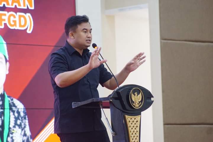 Sutan Riska Buka Lomba Pidato Kebangsaan yang Digelar HMI Dharmasraya