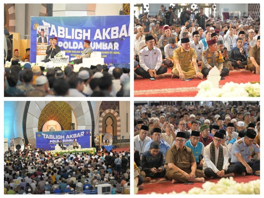 Tabligh Akbar UAS di Padang Dipadati Ribuan Jemaah, Obati Kerinduan Warga Sumbar