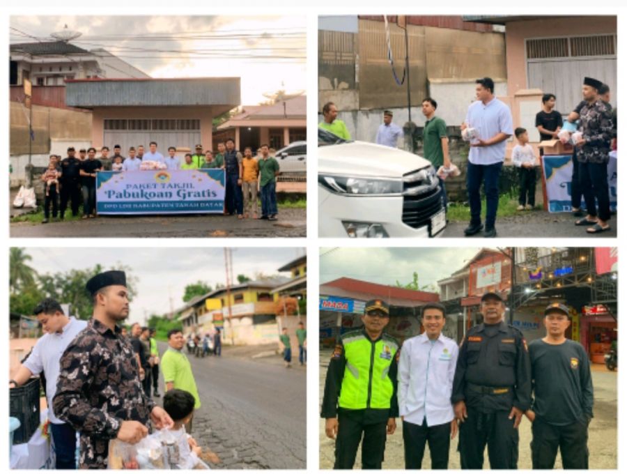 Takjil Gratis dari LDII Tanah Datar, Wujud Kepedulian terhadap Sesama 