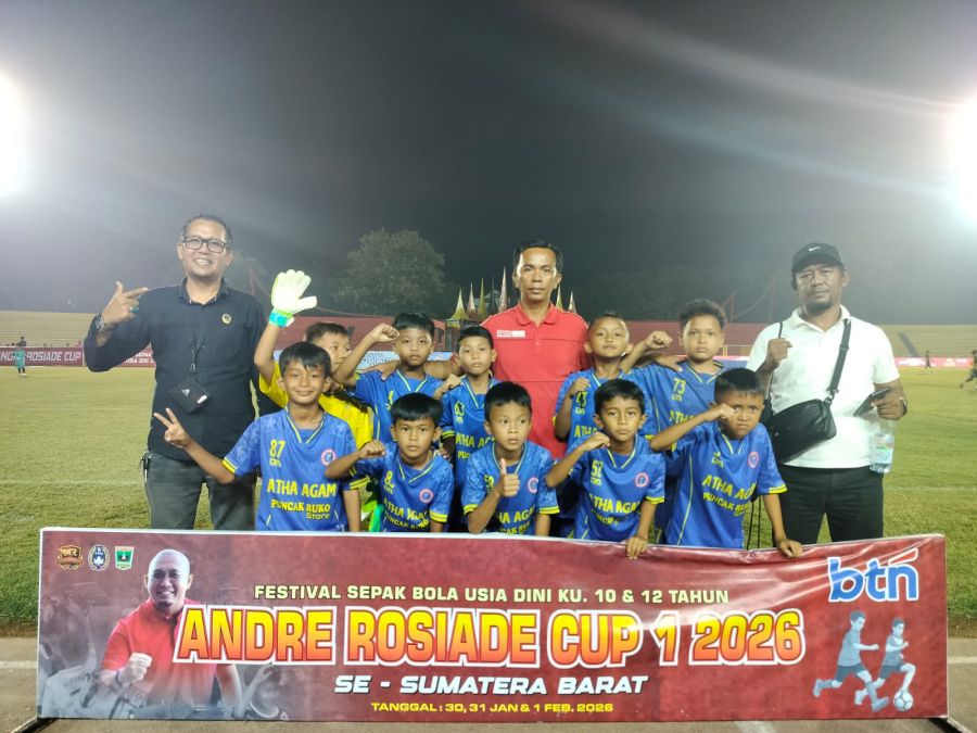 Taklukkan Dua Tim Sawahlunto, Atha Agam Kuasai Grup Andre Rosiade Cup I 2026