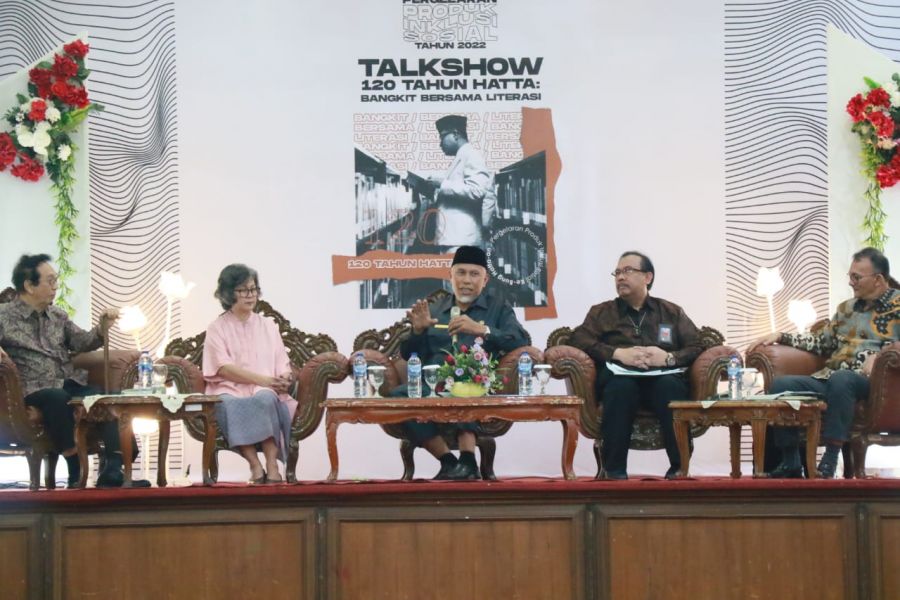 Talkshow 120 Tahun Hatta, Gubernur Sumbar: Sosok Bung Hatta Hadir di Tengah Masyarakat Minang