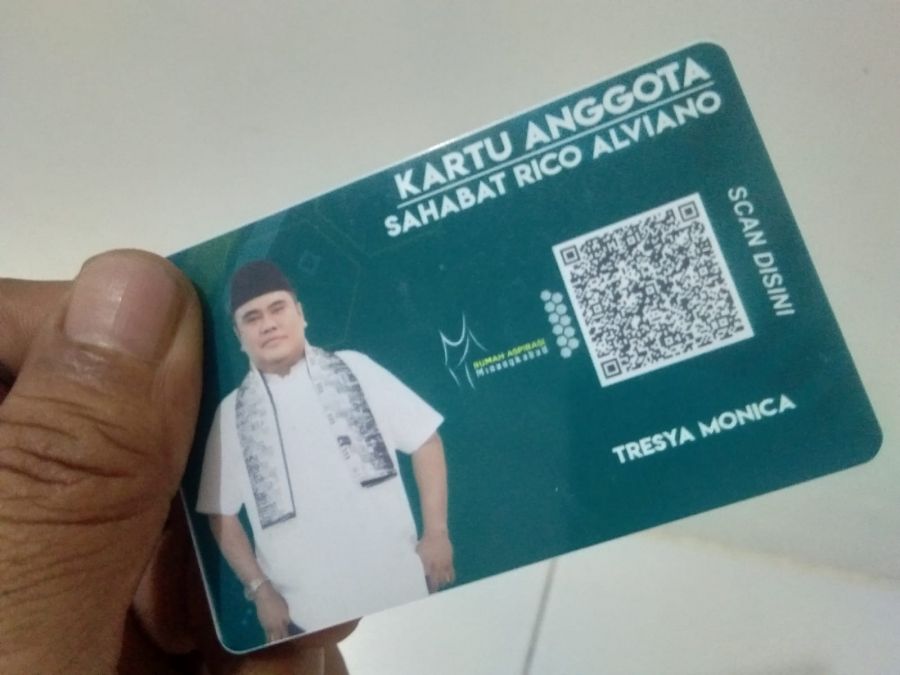 Tampung Aspirasi, Sahabat Rico Alviano Mendapatkan KTA