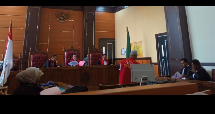 Terdakwa Budiman Ajukan Permohonan Kepada Majelis Hakim