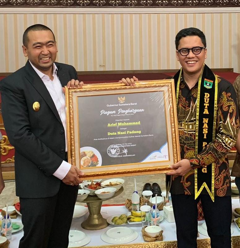 Terjawab, Ternyata Arief Muhammad Dipanggil Wagub Sumbar Untuk Jadi Duta Nasi Padang