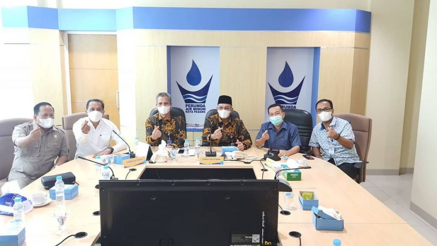 Terkait PPKM Darurat, Komisi II DPRD Padang Kunjungi Perumda AM Kota Padang
