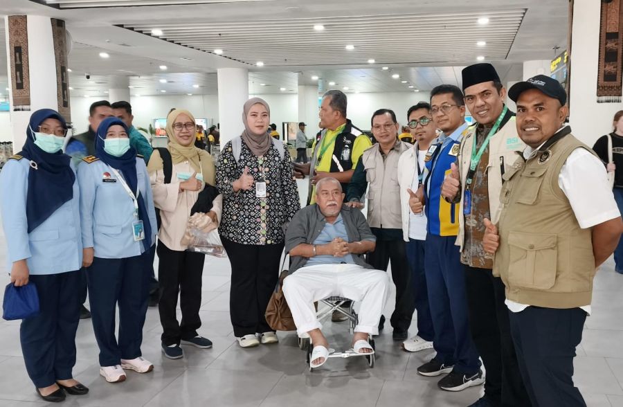 Tertunda karena Sakit, Dua Jemaah Haji Sumbar Pulang ke Padang, Lima Masih Dirawat