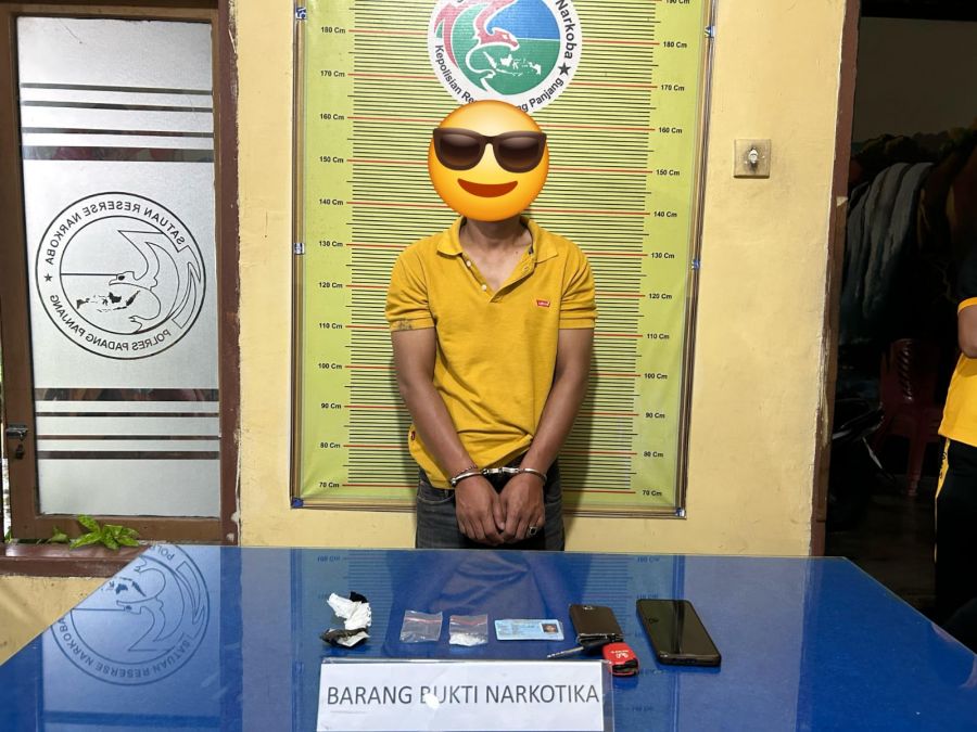 Tiga Hari Menjabat, Kasat Resnarkoba Polres Padang Panjang Tangkap Residivis Kasus Narkotika Sabu