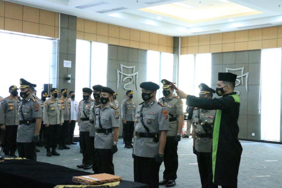 Tiga Jabatan Direktur dan Satu Kapolres di Polda Sumbar Disertijabkan