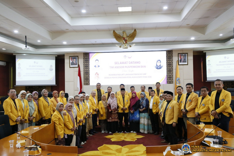 Tim Asesor Puspenkom BKN Lakukan Visitasi Reakreditasi UPT Layanan Psikologi UNP
