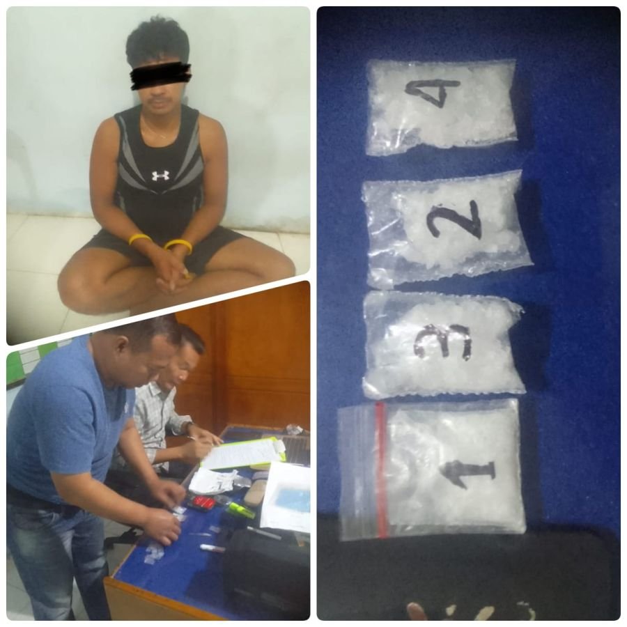 Tim Elang Timur Satresnarkoba Polres Pasaman Bekuk Pengedar Sabu di Rao