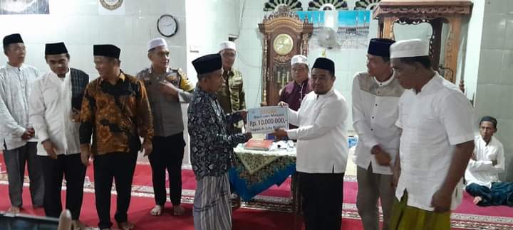Tim Safari Ramadhan Dharmasraya Kunjungi Mesjid Nurul Huda Sungai Limau
