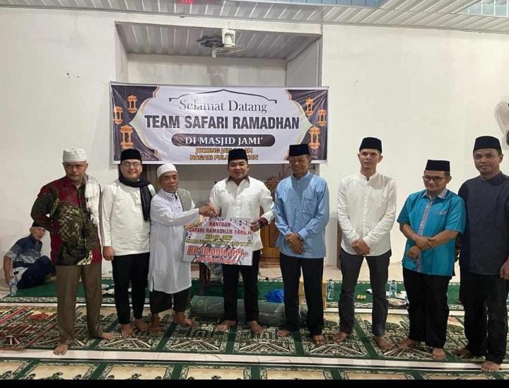 Tim Safari Ramadhan IV Kab Dharmasraya Kunjungi Mesjid Jami' Nagari Pulau Mainan