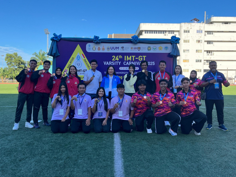 Tim Tenis Lapangan UNP Raih Medali Emas di IMT-GT Varsity Carnival ke-24 di Thailand