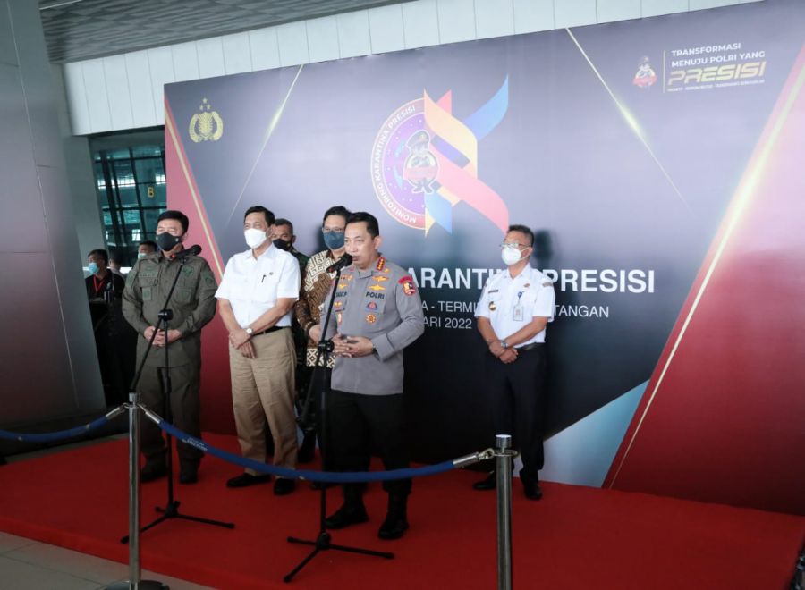 Tindaklanjuti Instruksi Presiden Soal PPLN, Kapolri Luncurkan Aplikasi Monitoring Karantina