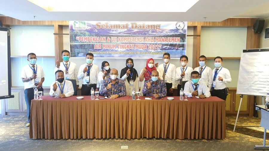 Ketua PD Perpamsi Sumbar Buka Pelatihan Manajemen Air Minum Tingkat Muda