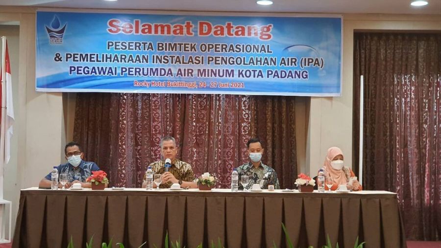 Perumda AM Kota Padang Gelar Bimtek Operasional dan Pemeliharaan IPA