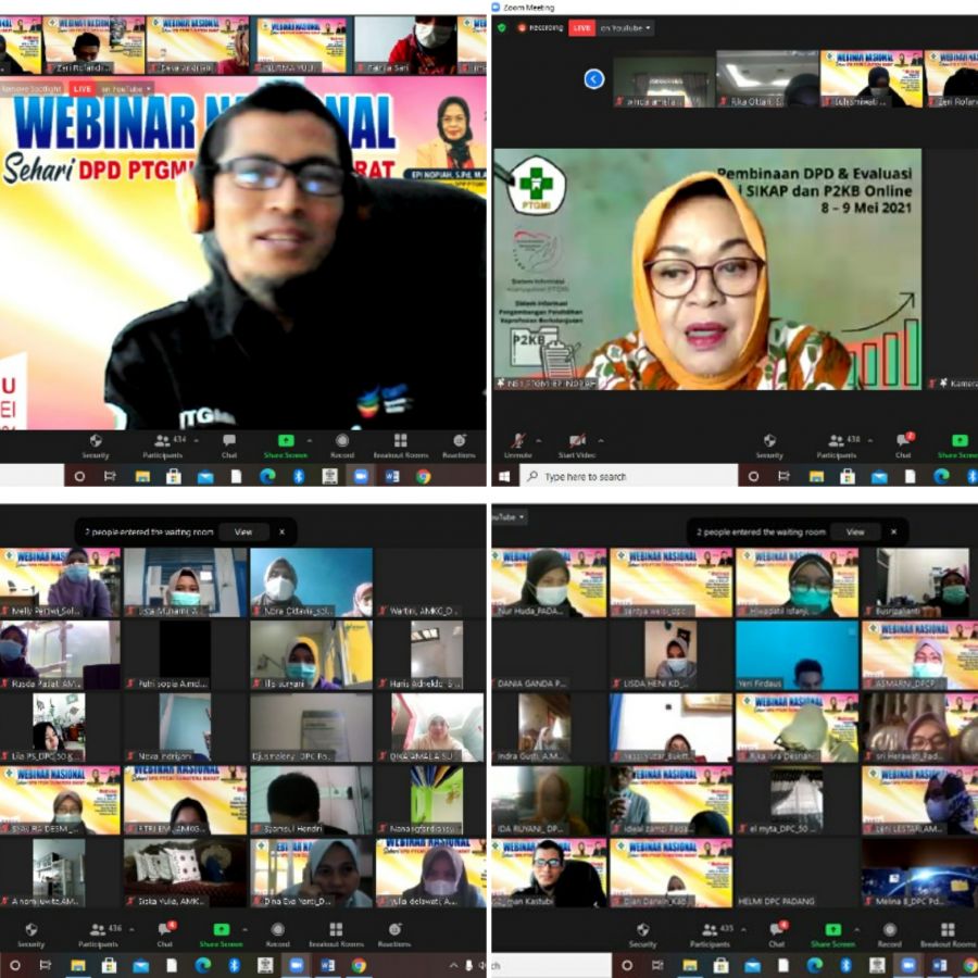 Tingkatkan Wawasan Anggota di Masa AKB, PTGMI Sumbar Gelar Webinar Nasional