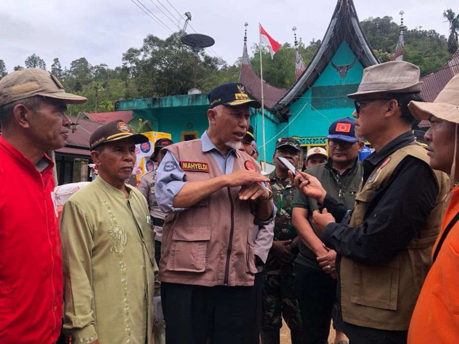 Tinjau Daerah Terdampak Bencana di Limapuluh Kota, Gubernur Mahyeldi Serap Aspirasi Masyarakat