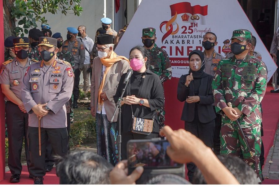 Tinjau Vaksinasi Massal Akabri 96, Kapolri: Terus Bekerja Keras Tanggulangi Covid-19 