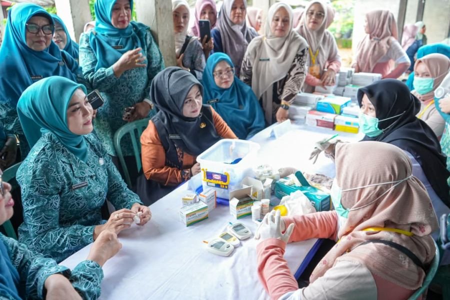 TP PKK Sumbar Bari Penilaian Lapangan Lomba Dasawisma Berprestasi Tingkat Provinsi di Pasaman Barat