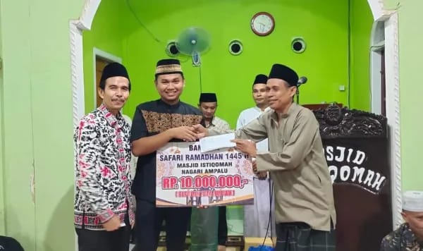 TSR VII Dharmasraya Kunjungi Masjid Istiqomah di Nagari Ampalu