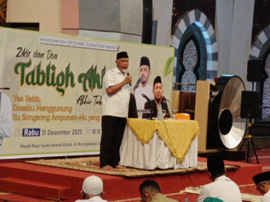 Tutup Tahun dengan Muhasabah, Mahyeldi Ajak Warga Sumbar Doa dan Zikir Bersama 