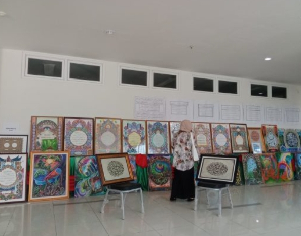 UKM Kaligrafi Tampilkan Pameran Bertaraf Internasional