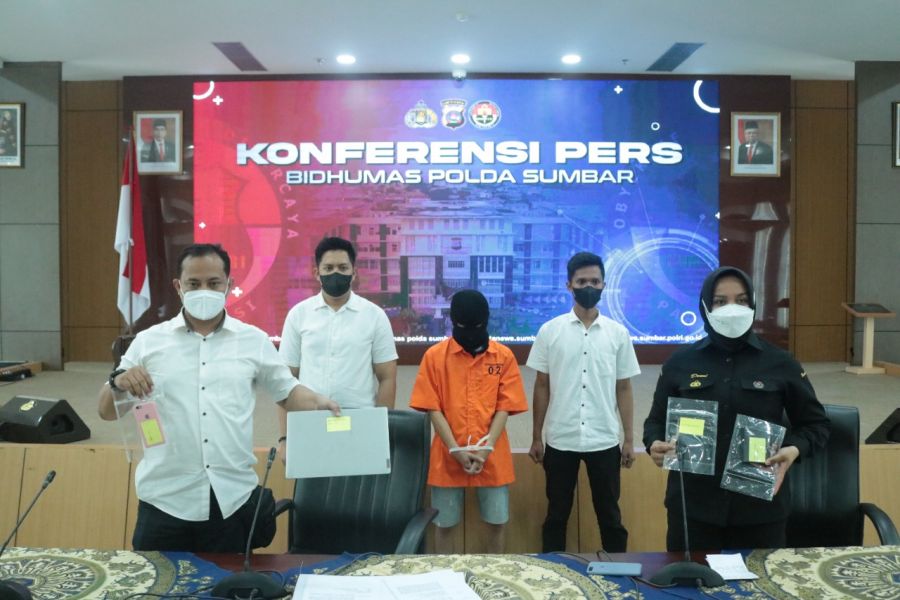 Ungkap Kasus ITE yang Melanggar Kesusilaan, Seorang Pria Ditangkap Ditreskrimsus Polda Sumbar