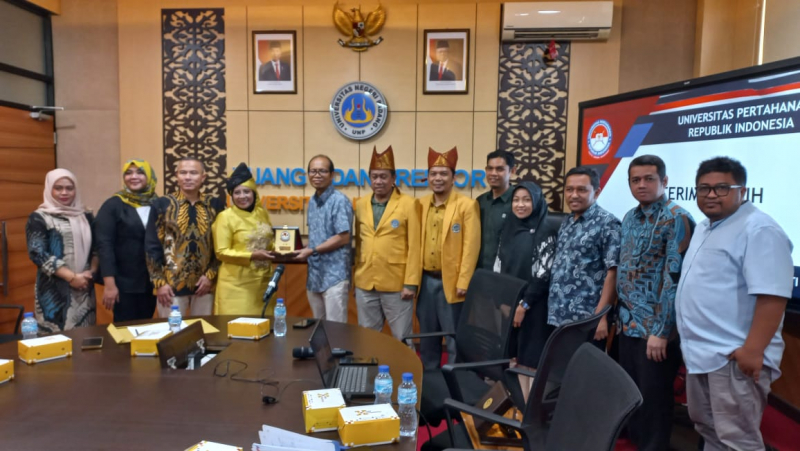 Universitas Pertahanan Kunjungi UNP Guna Jajaki Kerjasama
